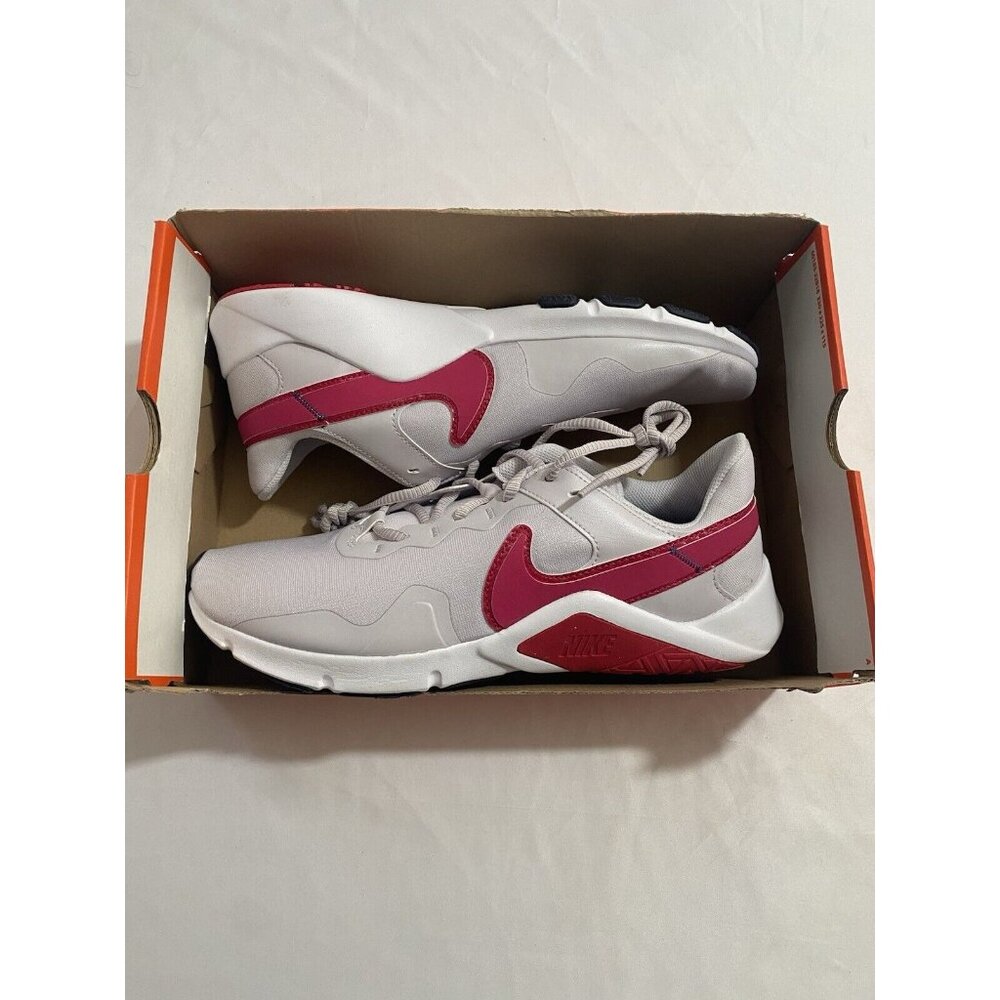 New Women’s Size 12 Grey Pink Nike Legend Essential 2 Training Shoes CQ9545 556